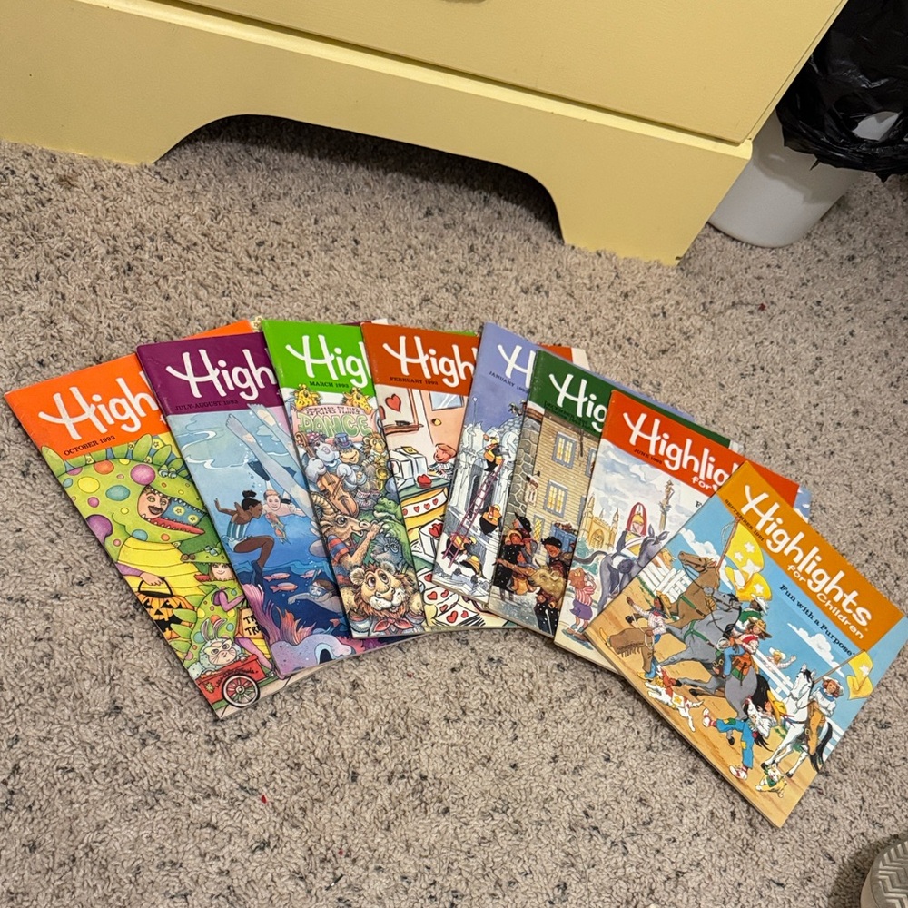 Vintage Highlights for Kids Magazine Collection 1990s